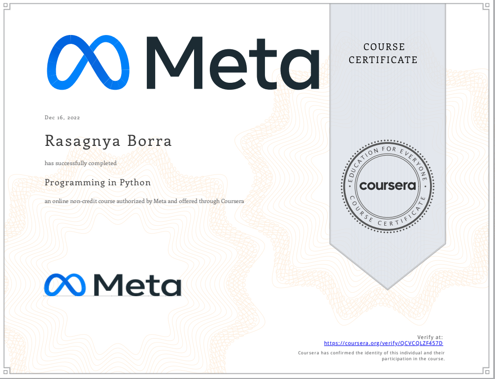Programming in Python